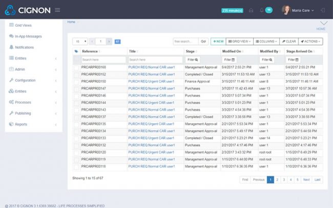 Cignon BPM | Life Processes Simplified